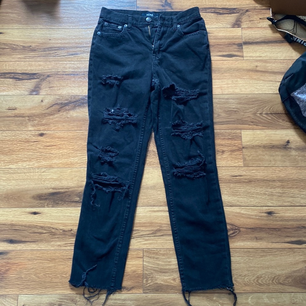 Aeropostale mom jeans size 0 regular
